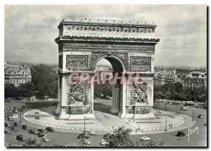 Modern Postcard Paris Arc de Triomphe of the star