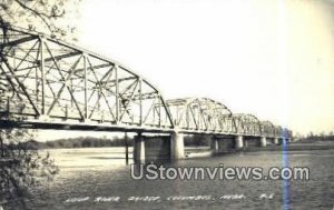 Real Photo - Loup River Bridge - Columbus, Nebraska NE  