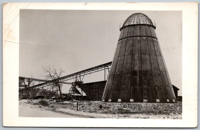 Eugene Oregon 1952 RPPC Real Photo Ad Postcard Phelps Sawmill Refuse Burners