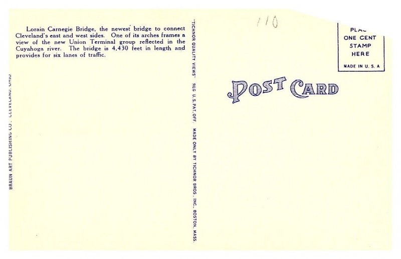 Ohio Cleveland , Lorain-Carnegie Bridge