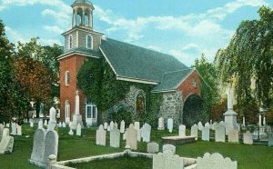 Postcard Early View of Old Swede's Church in Wilmington, DE.    Q5