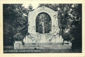 Austrian Vienna Johann Strauss denkmal