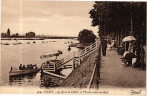 CPA VICHY Les Quais de l'Allier et l'Embarcadére du Golf (267414)