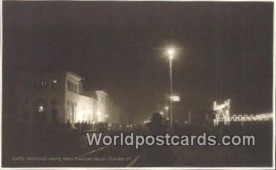 United Kingdom, UK, England, Great Britain Hastings White Rock Pavilion Night...