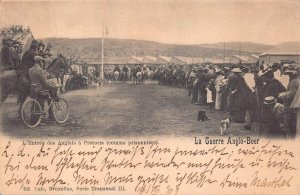 BOER WAR PRETORIA SOUTH AFRICA UK PRISONER'S PROPAGANDA MILITARY POSTCARD 1901