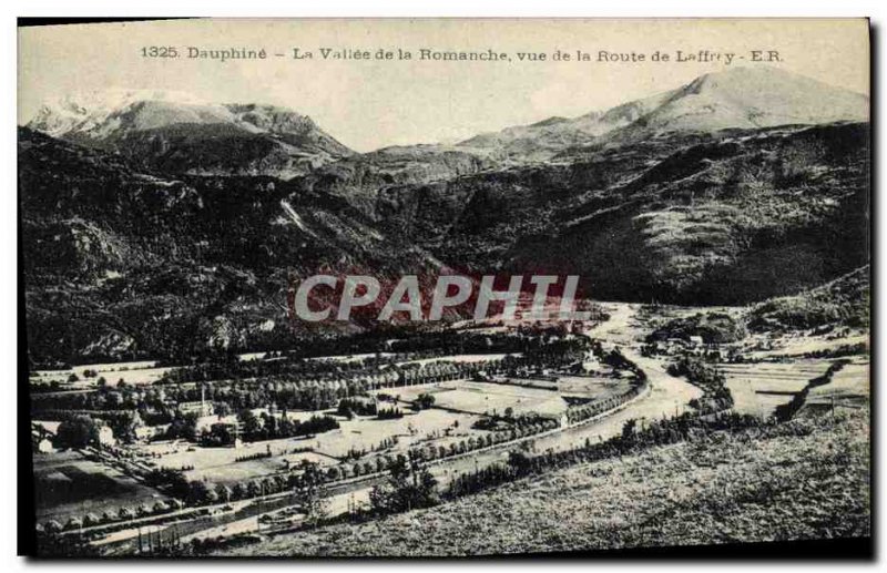 Old Postcard Dauphine Romanche Valley to Route Laffrey