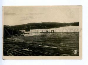 236895 USSR RUSSIA Murmansk logging Lake Imandra Soyuzfoto