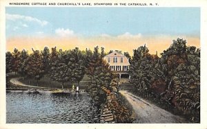 Windemere Cottage & Churchill's Lake in Stamford, New York