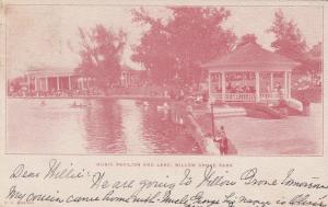 Music Pavilion and Lake at Willow Grove PA, Pennsylvania - pm 1905 - UDB