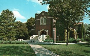 Postcard Brown Chapel Religious Center Muskingum College Wheeling West Virginia