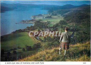 'Modern Postcard A Bird''s Eye View of Loch Fyne and Inveraray'