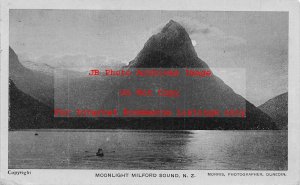 New Zealand, Milford Sound, Moonlight On Milford Sound, Morris Pub