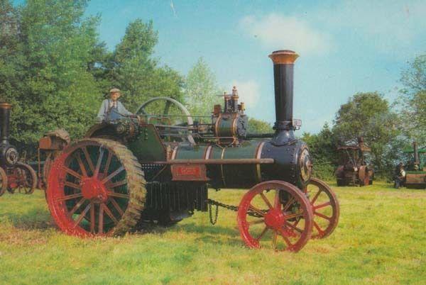 Burrell Traction Engine Fearless Thursford Norfolk Steam Wagon Engine Postcard