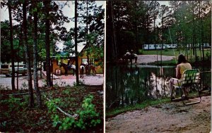 Postcard BUILDING SCENE Hattiesburg Mississippi MS AO3943