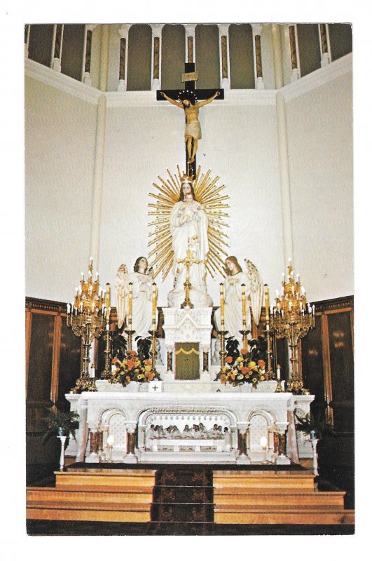 Eglise Ste Marie Main Altar St Mary's Church Point Nova Scotia Canada