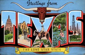 Greetings from Texas - The Lone Star State - in 1943