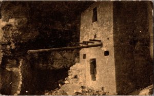 Balcony House, Middle Room, Mesa Verde Ruins CO c1909 Vintage Postcard D41