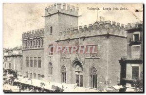 Postcard Old Dela Valencia Lonja Seda