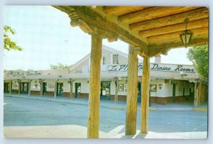 c1963 Albuquerque New Mexico NM Postcard La Placita Dining Room Plaza Old Town