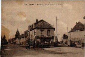 CPA Les Abrets - Route de Lyon et Avenue de la Gare FRANCE (961838)