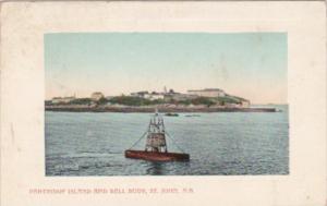 Canada New Brunswick St John Pertridge Island and Bell Buoy 1909