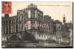 Old Postcard Saint Germain En Laye castle