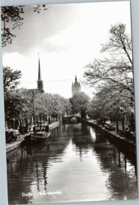 postcard Netherlands, Delft -  North End