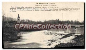 Old Postcard Fall Grosne has Clermain