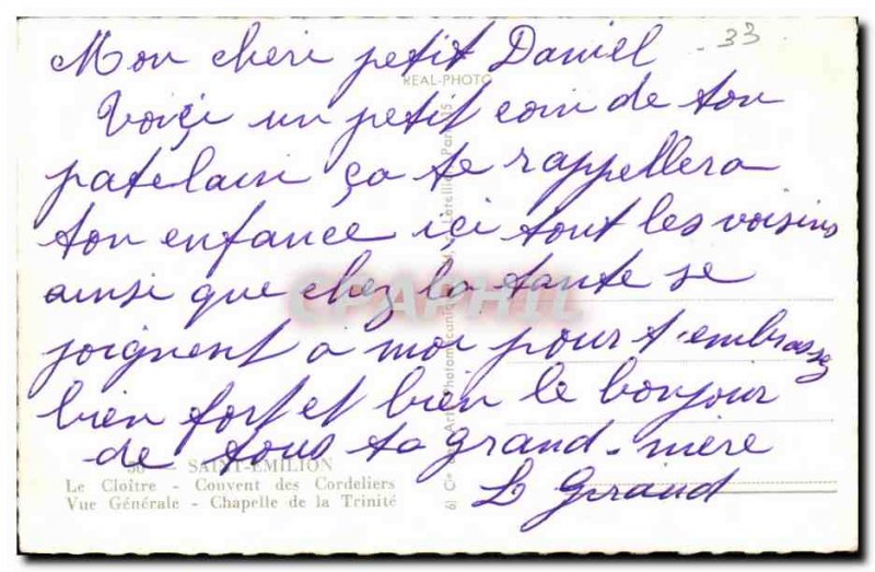 Modern Postcard Souvenir of Saint Emilion