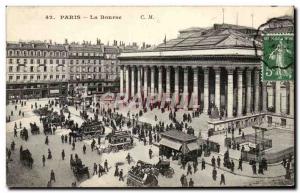 Old Postcard Paris Bourse