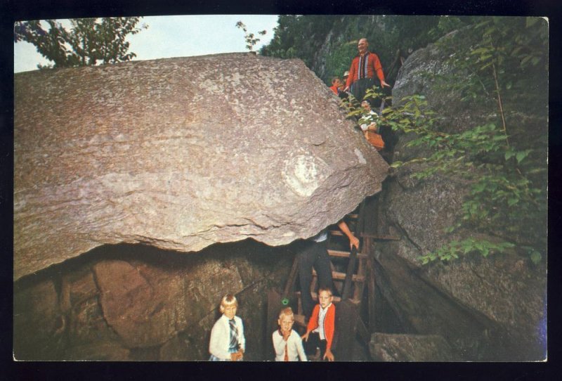 Plymouth, New Hampshire/NH Postcard,Polar Caves/Hanging Rock