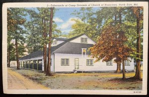 Vintage Postcard 1944 Tabernacle, Church of Nazarines Camp, North East MD