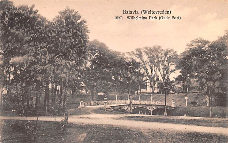 Wilhelmina Park Oude Fort Batavia Indonesia, Republik Indonesia Unused 