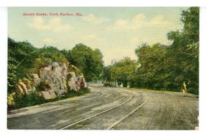 ME - York Harbor. Street Scene