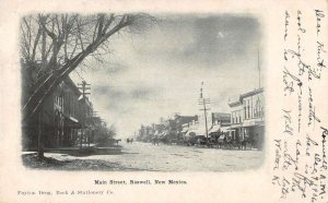 Roswell New Mexico Main Street Vintage Postcard AA53463