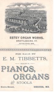 VICTORIAN TRADE CARD, ESTEY PHONORIUM