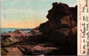 Maine York Beach The Nubble Washington Profile 1905