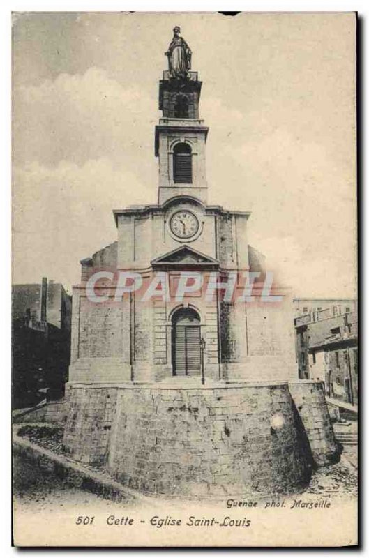 Old Postcard The Church Saint Louis