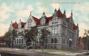 Peoria Illinois c1910 Postcard Spaulding Institute