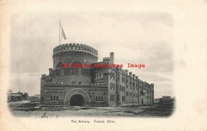 OH, Toledo, Ohio, The Armory, Exterior View, WL Milner Pub No A 064