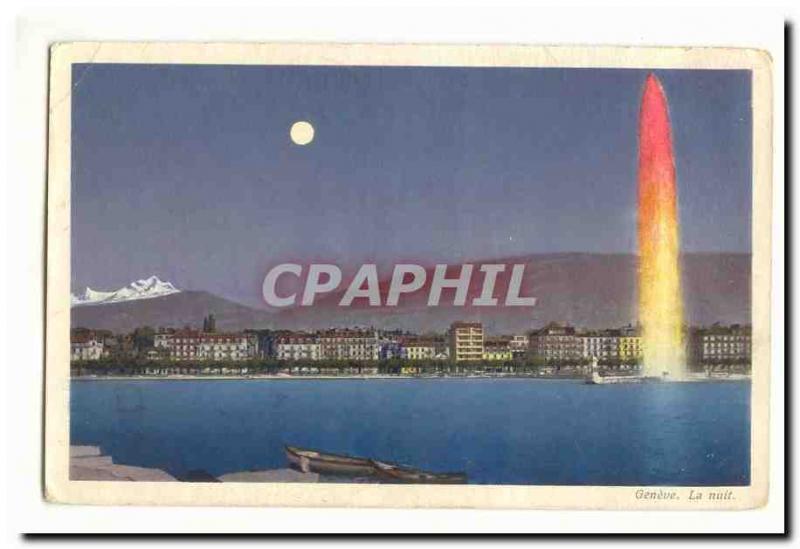  Switzerland Vintage Postcard Geneva