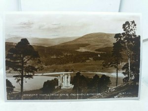 Vintage Postcard Braemar Castle from Craig Choinnigh Braemar Posted 1936