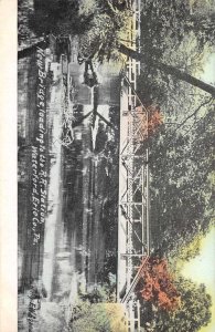 Waterford Pennsylvania New Bridge to Railroad Station Vintage Postcard JF685390