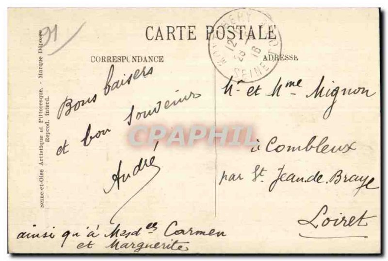 Montlhery - Castle - Tower - Old Postcard