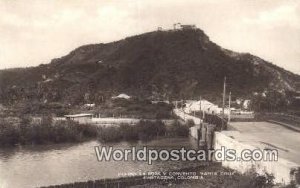 Real Photo Colina la Popa Y Convento Santa Cruz Cartagena Columbia 1937 