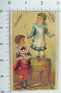 1870's J. N Cloyes Utica Fine Shoes Adorable Girls Parlor Stool P68