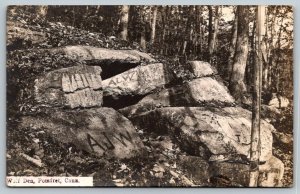 RPPC  Wolf Den  Pomfret  Connecticut Israel Putnam  Real Photo  Postcard  c1910