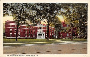 Mennonite Hospital Bloomington, Illinois, USA 1943 Missing Stamp 