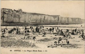 CPA ONIVAL-sur-MER La Plage a marée basse (807616)