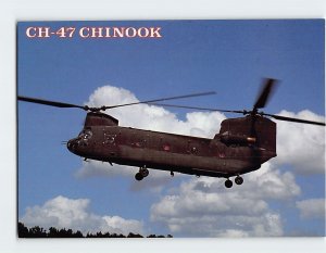 Postcard CH-47 Chinook, U.S. Army Medium Lift Transport Helicopter